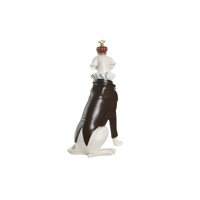 Deko-Figur DKD Home Decor 19,5 x 16 x 38,5 cm Schwarz Weiß Hund (2 Stück)