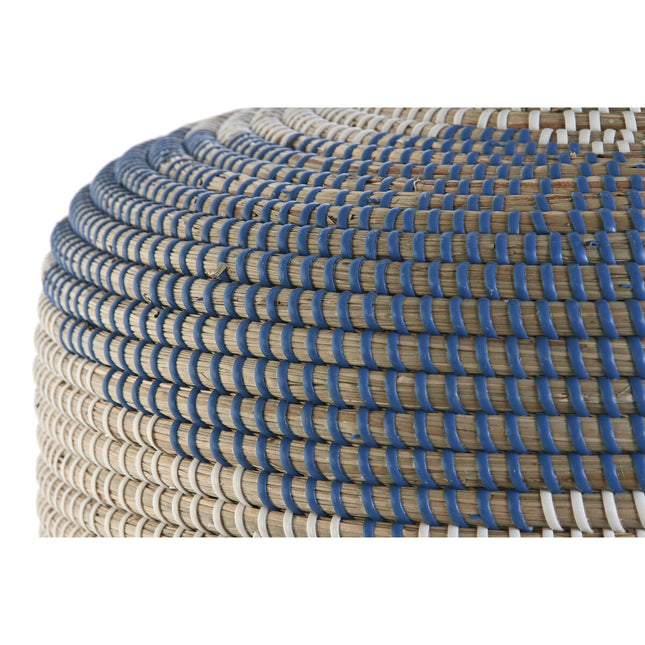 Vase DKD Home Decor 40 x 40 x 48 cm natürlich Blau Seegras Mediterraner