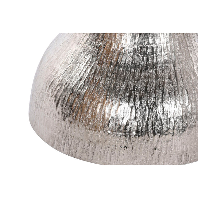 Beistelltisch DKD Home Decor 38 x 38 x 45 cm Silberfarben Aluminium