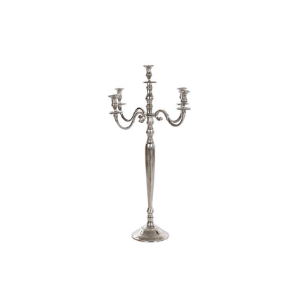 Kerzenleuchter DKD Home Decor 56 x 56 x 100 cm Silberfarben Aluminium