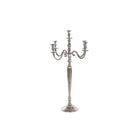 Kerzenleuchter DKD Home Decor 56 x 56 x 100 cm Silberfarben Aluminium