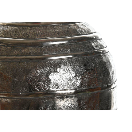 Vase DKD Home Decor 20 x 20 x 28,5 cm Silberfarben Gold Aluminium Moderne (2 Stück)