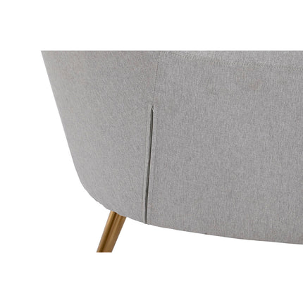 Sitz DKD Home Decor Grau Gold Metall 70 x 74 x 82,5 cm
