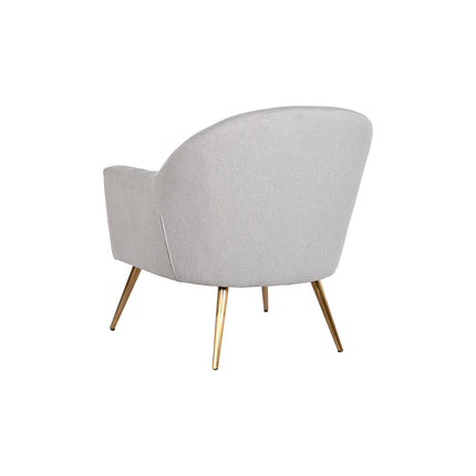 Sitz DKD Home Decor Grau Gold Metall 70 x 74 x 82,5 cm