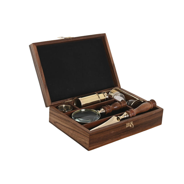 Deko-Figur DKD Home Decor Gold Braun Vintage 22 x 15 x 6 cm