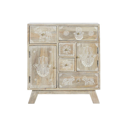 Schubladenschrank DKD Home Decor 61 x 33,5 x 68,5 cm natürlich Mango-Holz