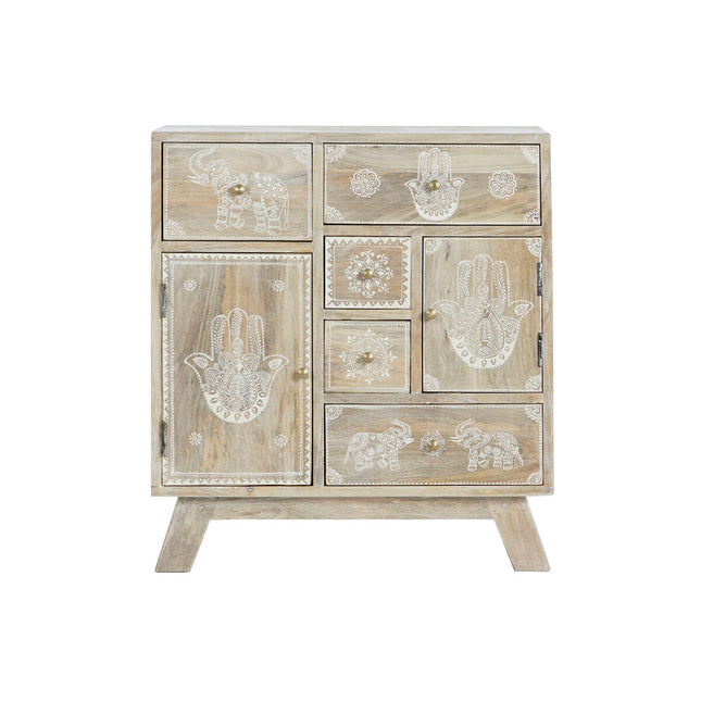 Schubladenschrank DKD Home Decor 61 x 33,5 x 68,5 cm natürlich Mango-Holz