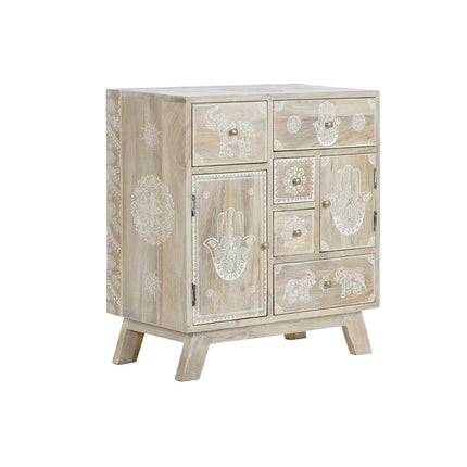 Schubladenschrank DKD Home Decor 61 x 33,5 x 68,5 cm natürlich Mango-Holz