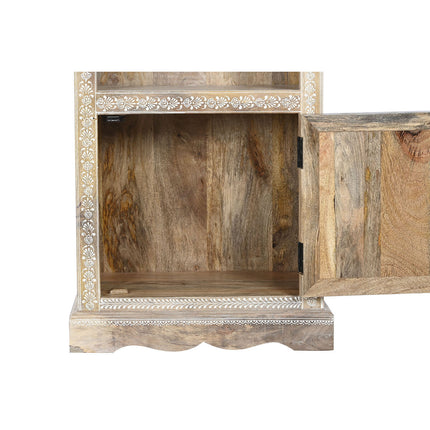Buchhandlung DKD Home Decor natürlich Blau Weiß Bunt Mango-Holz Holz MDF 61 x 30 x 152 cm