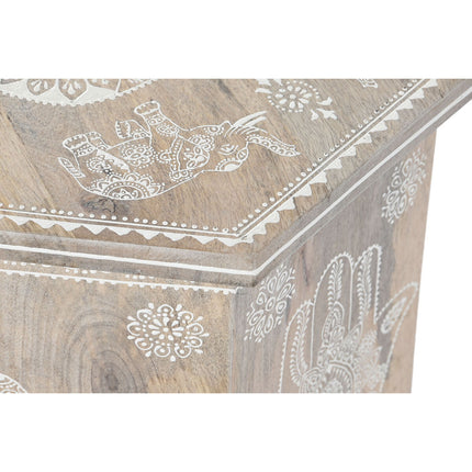 Satz mit 2 Tischen DKD Home Decor natürlich Mango-Holz 48 x 41,5 x 49 cm