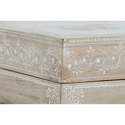 Truhe DKD Home Decor 78 x 43 x 45 cm natürlich Mango-Holz Holz MDF