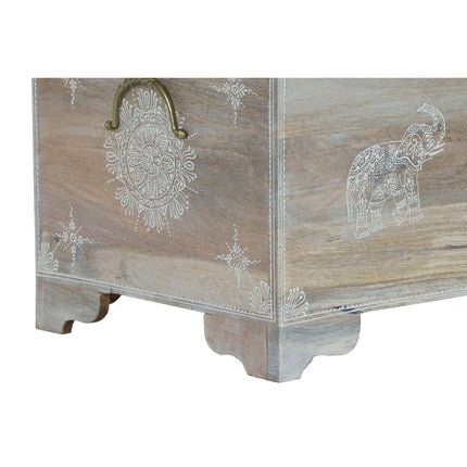 Truhe DKD Home Decor 78 x 43 x 45 cm natürlich Mango-Holz Holz MDF