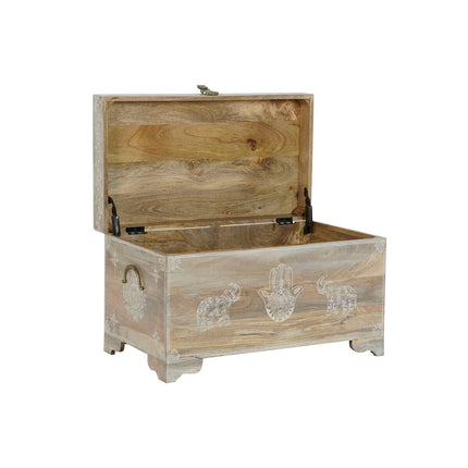 Truhe DKD Home Decor 78 x 43 x 45 cm natürlich Mango-Holz Holz MDF