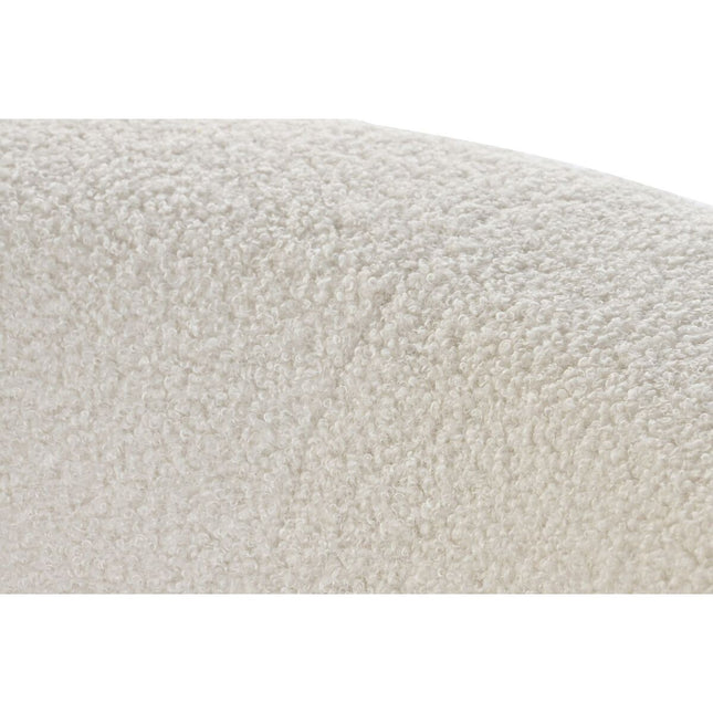 Sofa DKD Home Decor Weiß Senf Metall Wolken Scandi 155 x 75 x 92 cm