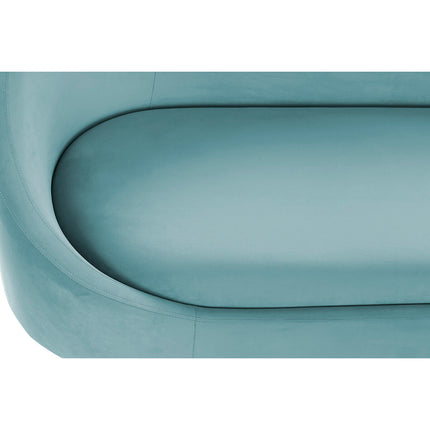 Sofa DKD Home Decor Blau Gold Himmelsblau Metall Wolken Scandi 155 x 75 x 92 cm