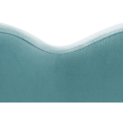 Sofa DKD Home Decor Blau Gold Himmelsblau Metall Wolken Scandi 155 x 75 x 92 cm
