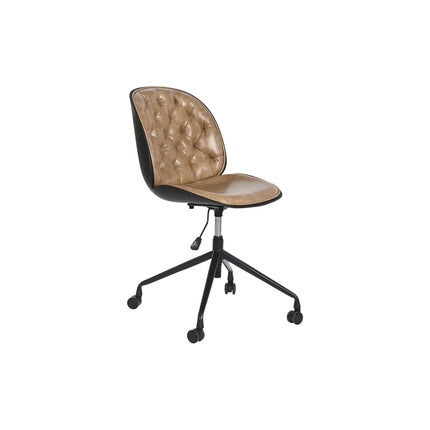 Bürostuhl DKD Home Decor 47,5 x 57,5 x 83 cm Hellbraun Polypropylen