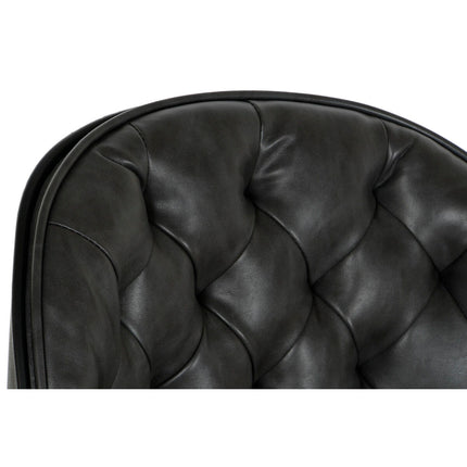 Stuhl DKD Home Decor Schwarz Dunkelgrau Metall Polypropylen 47,5 x 57,5 x 83 cm