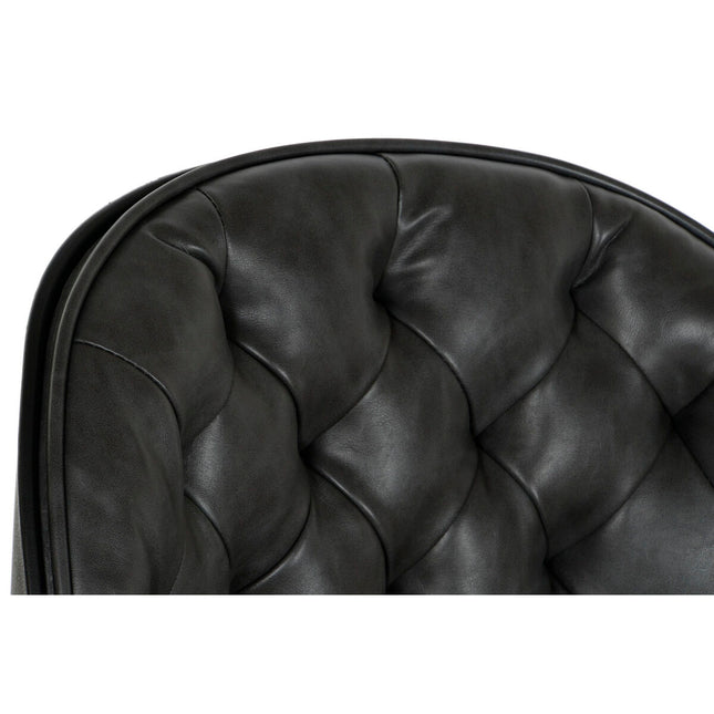 Stuhl DKD Home Decor Schwarz Dunkelgrau Metall Polypropylen 47,5 x 57,5 x 83 cm