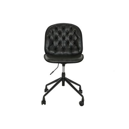 Stuhl DKD Home Decor Schwarz Dunkelgrau Metall Polypropylen 47,5 x 57,5 x 83 cm