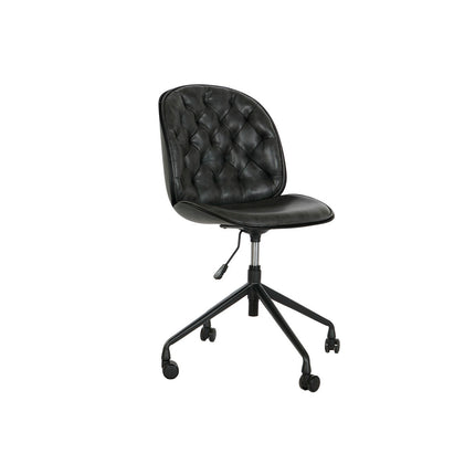 Stuhl DKD Home Decor Schwarz Dunkelgrau Metall Polypropylen 47,5 x 57,5 x 83 cm