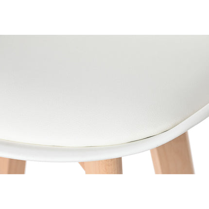 Hocker DKD Home Decor 48,5 x 55 x 109 cm Weiß Buche