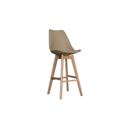 Hocker DKD Home Decor 48,5 x 55 x 109 cm Beige Polyurethan Buche