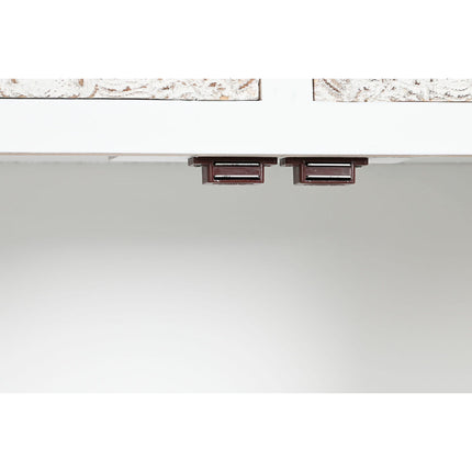 Schrank DKD Home Decor 50 x 29 x 121 cm Tanne Weiß Holz MDF