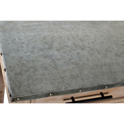 Beistellmöbel DKD Home Decor 160 x 40,5 x 81 cm natürlich Holz Aluminium