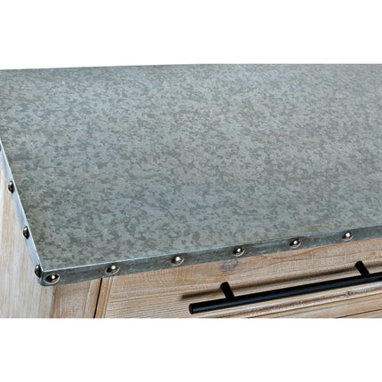 Beistellmöbel DKD Home Decor natürlich Holz Aluminium 120,5 x 34,5 x 86 cm