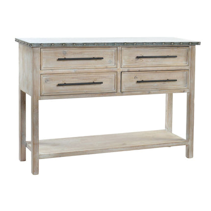 Beistellmöbel DKD Home Decor natürlich Holz Aluminium 120,5 x 34,5 x 86 cm