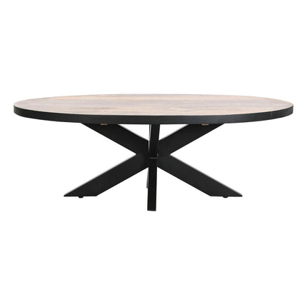 Couchtisch DKD Home Decor natürlich Metall Mango-Holz 130 x 70 x 45 cm