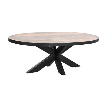 Couchtisch DKD Home Decor natürlich Metall Mango-Holz 130 x 70 x 45 cm