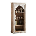 Regal DKD Home Decor Weiß natürlich Tanne Holz MDF 80 x 38 x 162 cm