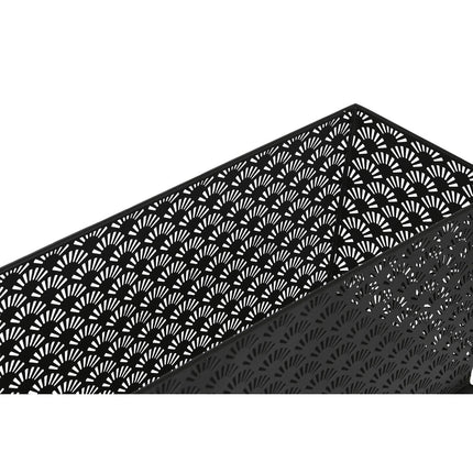 Satz Blumentöpfe DKD Home Decor 60 x 22 x 70 cm Schwarz Metall
