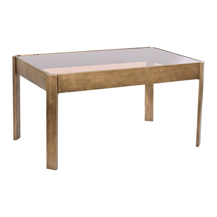Couchtisch DKD Home Decor 102 x 62 x 53 cm Kristall Metall Aluminium