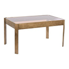 Couchtisch DKD Home Decor 102 x 62 x 53 cm Kristall Metall Aluminium