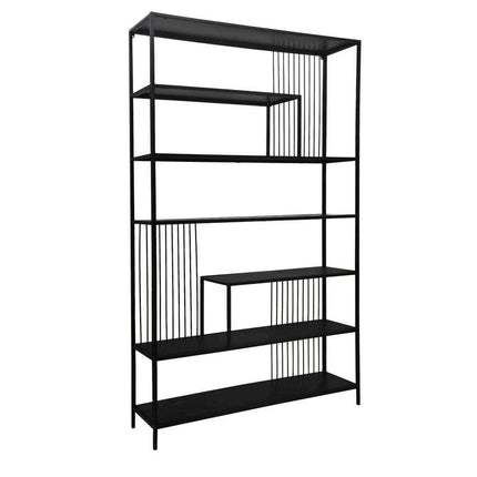 Regal DKD Home Decor 120 x 30,5 x 199 cm Schwarz Metall