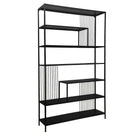 Regal DKD Home Decor 120 x 30,5 x 199 cm Schwarz Metall