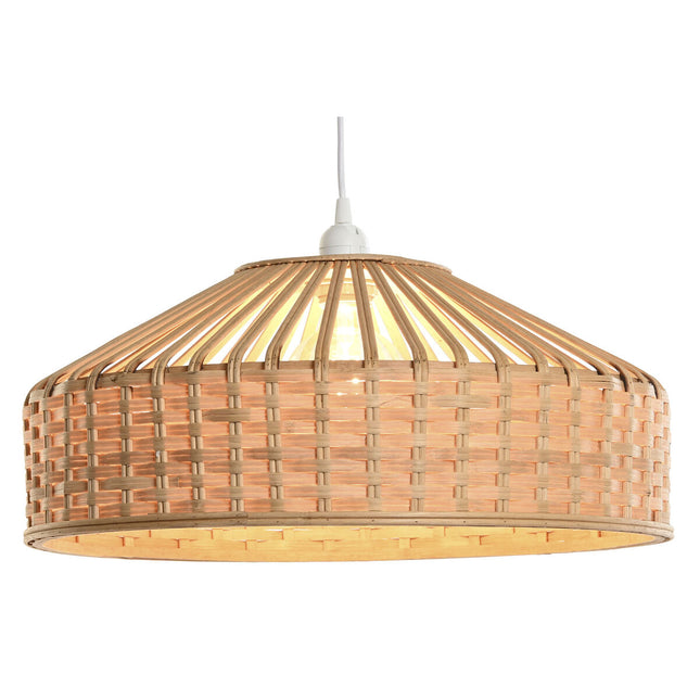 Deckenlampe DKD Home Decor 47 x 47 x 20 cm Braun Rattan 50 W