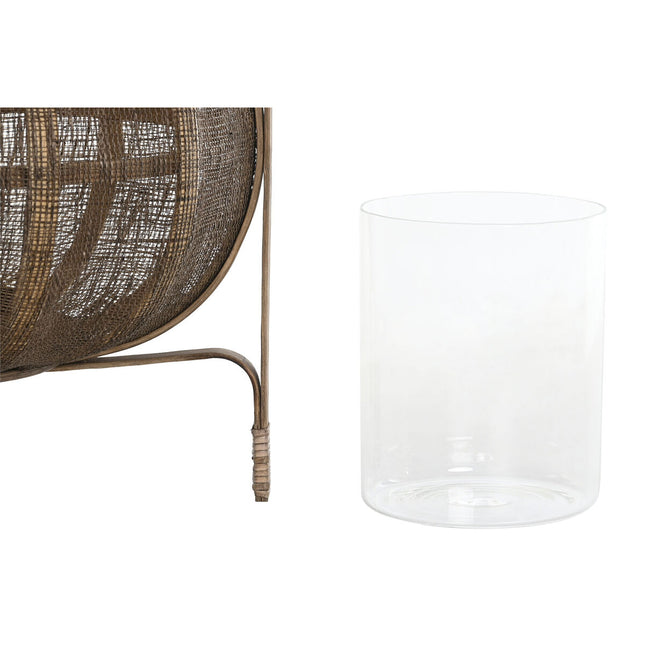 Kerzenschale DKD Home Decor natürlich Braun Bambus 35 x 35 x 47 cm