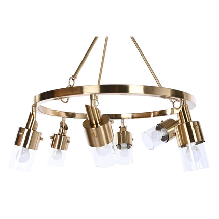 Deckenlampe DKD Home Decor 66 x 66 x 60 cm Kristall Gold Metall 40 W
