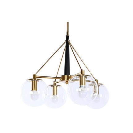 Deckenlampe DKD Home Decor 50 x 50 x 144 cm Kristall Gold Metall 50 W
