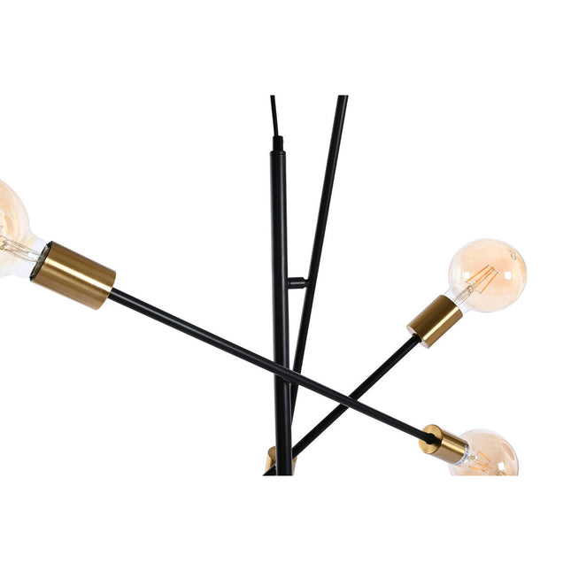 Deckenlampe DKD Home Decor 60 x 52 x 50 cm Schwarz Gold Metall 50 W