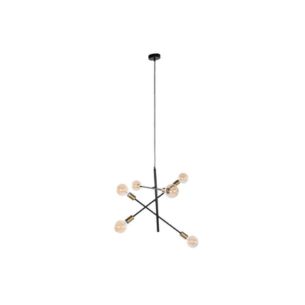 Deckenlampe DKD Home Decor 60 x 52 x 50 cm Schwarz Gold Metall 50 W