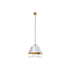 Deckenlampe DKD Home Decor Gold Metall Weiß PVC 38 x 38 x 32 cm 50 W