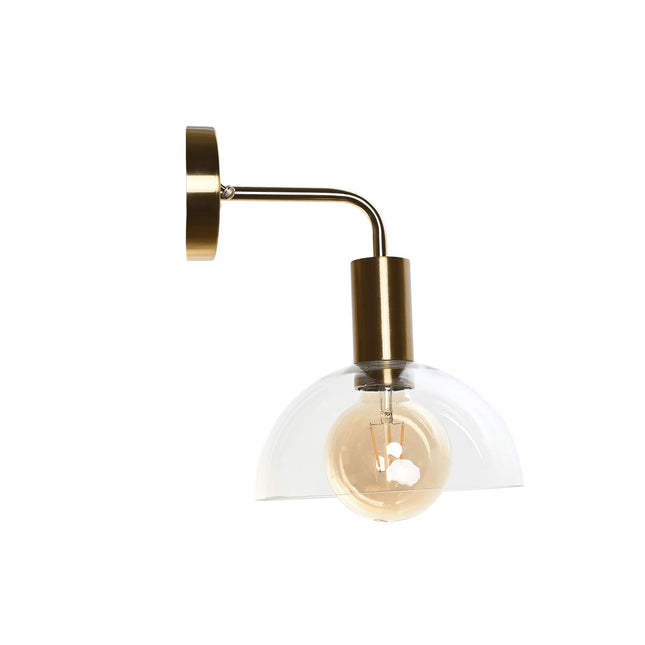Wandleuchte DKD Home Decor 20 x 25 x 28 cm Kristall Gold Metall 220 V 50 W Moderne