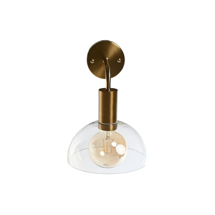 Wandleuchte DKD Home Decor 20 x 25 x 28 cm Kristall Gold Metall 220 V 50 W Moderne