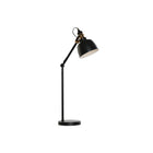 Tischlampe DKD Home Decor 41 x 18 x 59 cm Schwarz Gold Metall 220 V 50 W