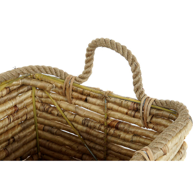 Korb-Set DKD Home Decor 45,5 x 45,5 x 51 cm Metall